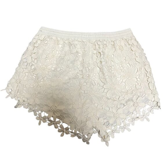 Abercrombie & Fitch Crochet Lace High Rise Boho Shorts - Picture 4 of 6